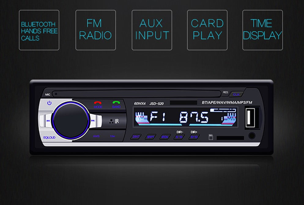 Radio para coche WS-900-34 Bluetooth 12V  Comprar online Embargosalobestia  - Embargosalobestia