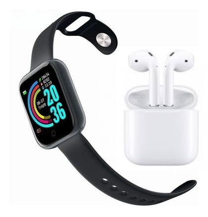 PACK SMARTWATCH FOREVER YOUNG + AURICULARES INALÁMBRICOS